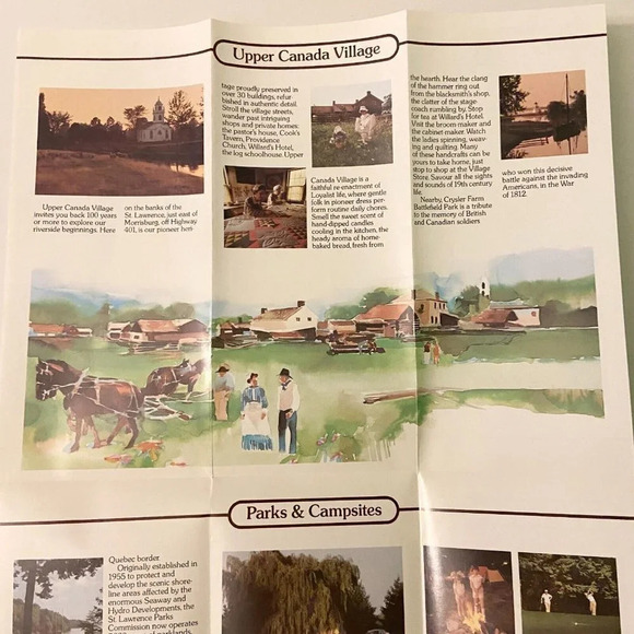 Vintage Lot of 6 Ontario Brochures Canada CN Marine Pioneer Village St Jacobs - Picture 15 of 16